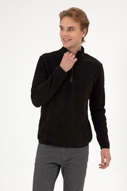 Erkek Siyah Basic Sweatshirt Sepette S_rpriz _ndirim - U.s. polo assn фото 3