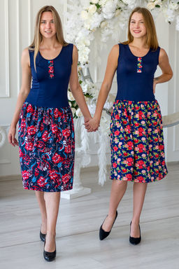 Платье женское Адель красные розы - Амадэль фото 9