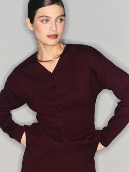 Приталенный кардиган из вискозы / Zarina  фото 9