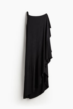 Vestido asim?trico de punto