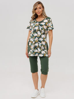 Костюм женский К-223 (кулирка) Индиго