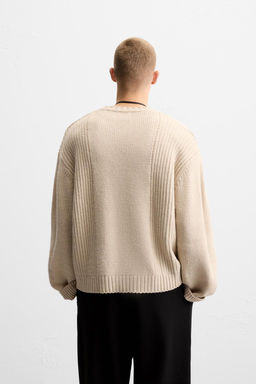 COMBINED TEXTURE SWEATER - Zara фото 4