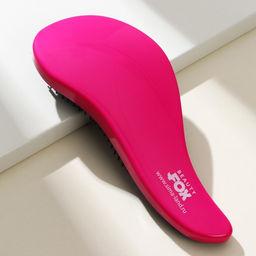 Цена за 2 шт. Массажная расчёска волна Beauty Fox, ярко-розовая