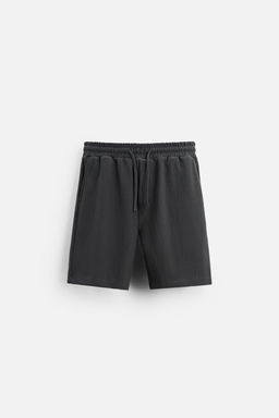 TEXTURED JOGGER BERMUDA SHORTS - Zara фото 31