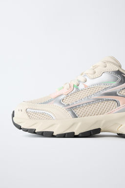 MESH SPORTY TRAINERS - Zara фото 4