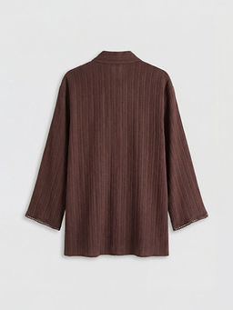 Keten Kar???ml? Kad?n G?mlek Tunik