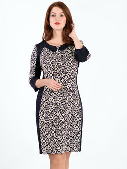 Платье для полных корректирующее фигуру - Almond фото 2