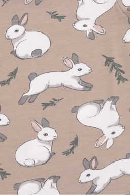 КП 302301/темно-бежевый,нежные зайчики джемпер д/дев яс - Crockid фото 2