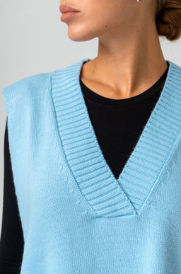 Женский вязаный жилет оверсайз Happyfox - Happy fox фото 3