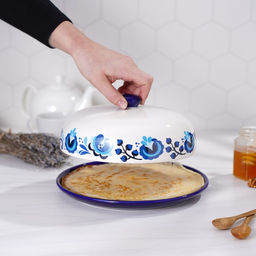 Блинница Доляна Свиристель, d=23 см, цвет белый фото 6