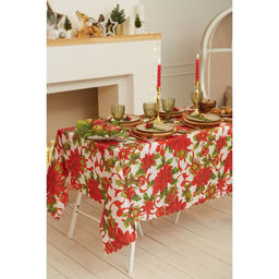 Скатерть новогодняя Доляна Сказочное настроение 145*180 +/- 2 см, 100% п/э  фото 3