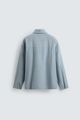 CAMISA POLO DENIM LIGERO / Azul cielo