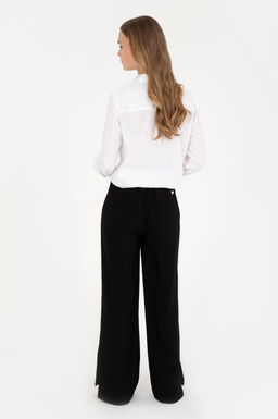 Женские черные брюки из плотной ткани - U.s. polo assn фото 11