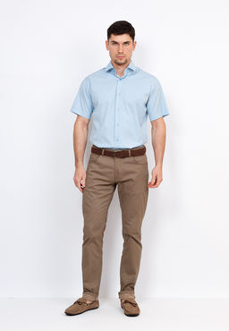 Сорочка мужская короткий рукав GREG Gb241/107/45/Z/1 STRETCH  фото 3