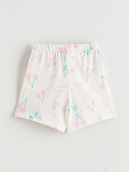 Desenli K?z ?ocuk ?ortlu Pijama Tak?m?