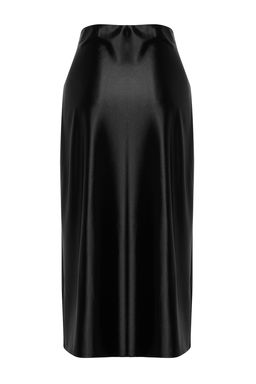 TRENDYOLMILLA Indigo Saten A Kesim/Can Form Midi Orme Etek TWOAW24ET00088 фото 20