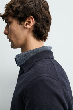 REGULAR FIT KNIT POLO SHIRT - Zara фото 6