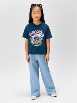 ACOOLA / Футболка детская для девочек Mara темно-синий  фото 2