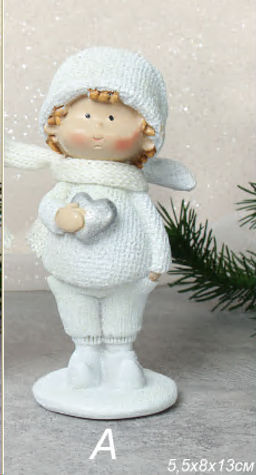 Фигурка Мальчик 13 см новый год / W254-1-А /уп 72/732530