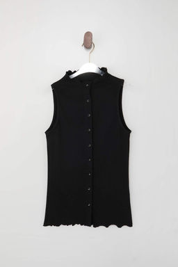 Wardrobe Essentials-Ac?k Pembe Fitted Dugmeli Volanl?/F?rf?rl? Esnek Orme Bluz TWOSS26BZ00171 - Trendyolmilla фото 13