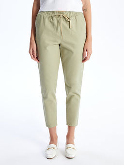 Beli Lastikli Standart Fit Kad?n Pantolon