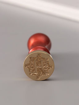 Печать для сургуча с пластиковой ручкой «Буква H на вензеле», 2.5×2.5×6.3 см