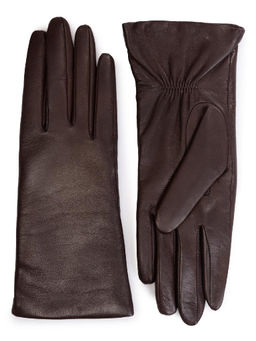 Перчатки женские ш+каш. F-IS5500 d.brown - Eleganzza фото 2