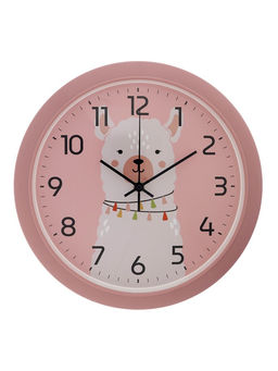 Часы настенные «Альпака», детские, плавный ход, d=29 см, розовые