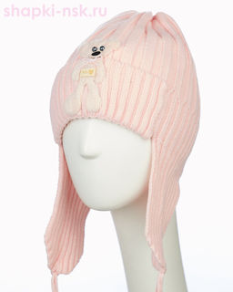 01-29-R Ушанка для девочки флис (48-52)