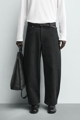 JEANS WIDE FIT / Negro - Zara фото 11