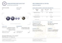 Бусы из Танзанита (Африка)