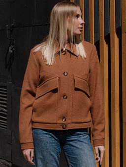 шерсть 60%, вискоза 40% жакет пиджак куртка - Волтри фото 2