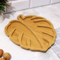 Подарочный набор менажниц деревянных «Посуда Уют »: монстера 30×30 см, менажница 30×30 см