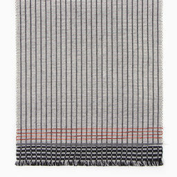 Дорожка на стол «Этель», 33×182 см, 100% хлопок, серая