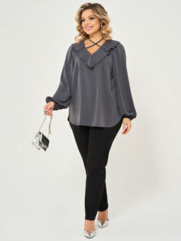 Блузка 0059-26 алый - Dora фото 113