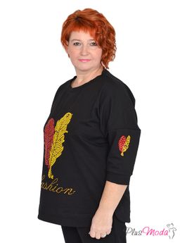 Толстовка Модель №1176 размеры 44-84 - Plusmoda фото 3