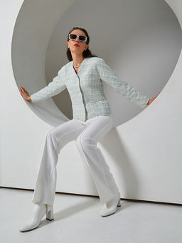 Брюки клёш с застроченными стрелками - Marchello marchellini фото 11