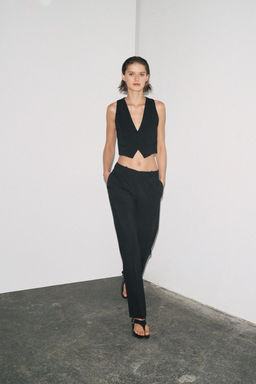 ZW COLLECTION STRAIGHT-LEG TROUSERS - Zara фото 5