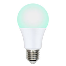 LED-A60-9W/SCBG/E27/FR/DIM IP65 PLO65WH Лампа светодиодная диммируемая для бройлеров. Спектр синий и зеленый. TM Uniel.