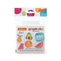 Конструктор Классик Мозаика №7 (экзотические фрукты) (350 элементов) (в пакете) - Полесье фото 8