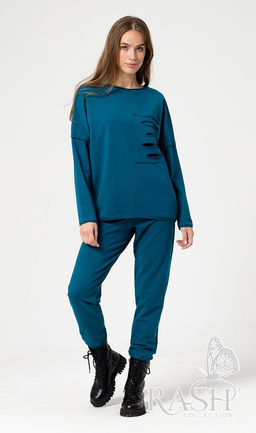 Костюм "Ибица" long петроль Цвет:как на фото