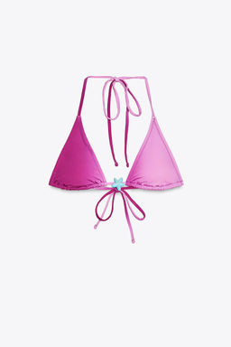 STAR TRIANGLE BIKINI TOP - Zara фото 3
