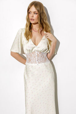 Платье Pirs 6662 пастельный желтый  фото 6