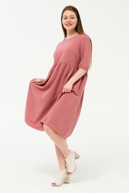 Платье со сборкой брусника - Odis фото 10