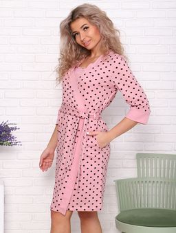 Пеньюар + сорочка "Аделина" (пудра)