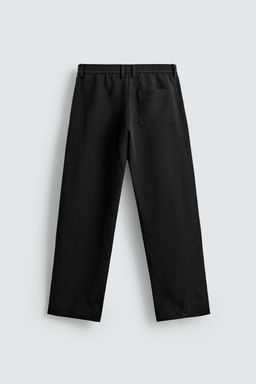 COTTON/LINEN SUIT TROUSERS - Zara фото 8