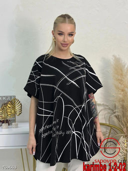 Женская свободная футболка