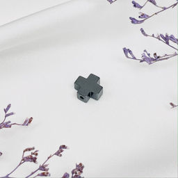 Вставка "Крест" из Гематита (1 шт)