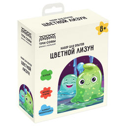 Набор для опытов ТРИ СОВЫ "Цветной лизун" (EX176T)