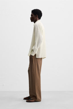 STRAIGHT-LEG FLOWING TROUSERS - Zara фото 4